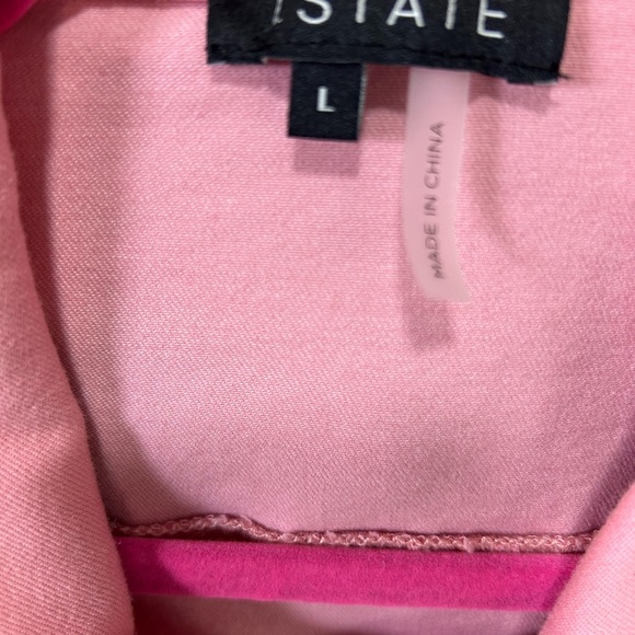 1. State Blush Pink Button-Up Romper - Picture 7 of 7